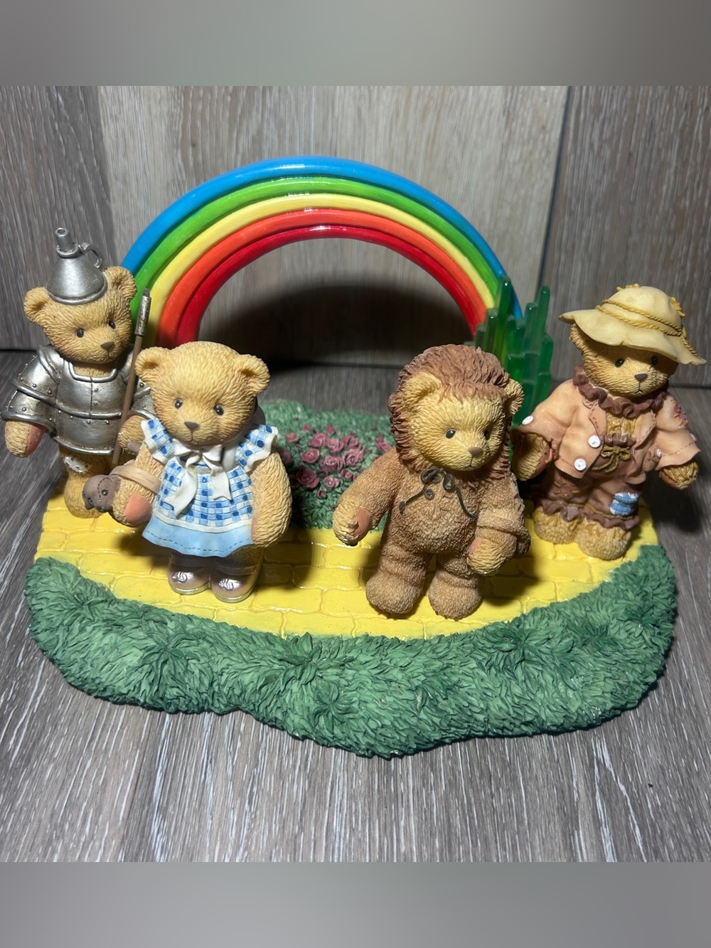 Cherished Teddies “Follow The Yellow Brick Road” • Complete Set • Wizard of Oz
